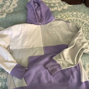 champion colorblock sweatshirt